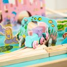 Bigjigs Rail - Asztali vonatpálya tengeri világ - JátékManufaktúra