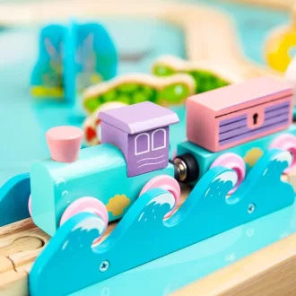 Bigjigs Rail - Asztali vonatpálya tengeri világ - JátékManufaktúra