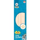 Bigjigs Rail - Hosszú egyenes sín 21 cm (4 db) - JátékManufaktúra