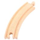 Bigjigs Rail - Hosszú íves sín 17 cm (4 db) - JátékManufaktúra