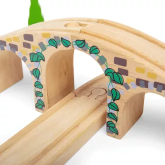 Bigjigs Rail - Fa híd sínhez - JátékManufaktúra