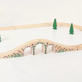 Bigjigs Rail - Fa híd sínhez - JátékManufaktúra