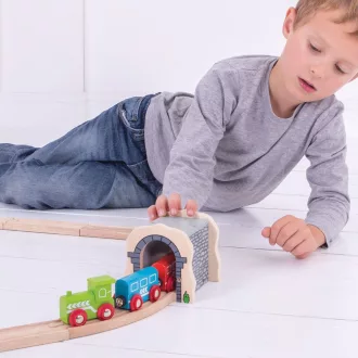 Bigjigs Rail - Kővasúti alagút - JátékManufaktúra