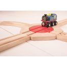 Bigjigs Rail - Fordítókorong 4 kijárattal - JátékManufaktúra