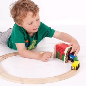 Bigjigs Rail - Tégla vasúti alagút - JátékManufaktúra