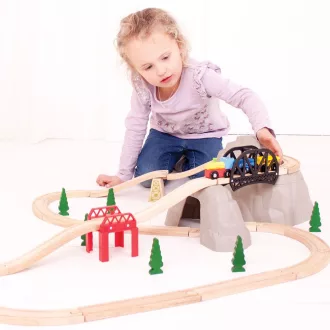 Bigjigs Rail - Magashegyi pályaszett - JátékManufaktúra