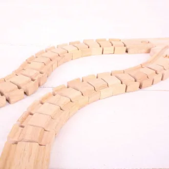 Bigjigs Rail - Hajlítható sín (2 db) - JátékManufaktúra