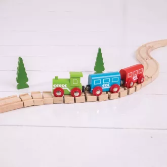 Bigjigs Rail - Hajlítható sín (2 db) - JátékManufaktúra