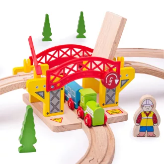 Bigjigs Rail - Emelőhíd - JátékManufaktúra