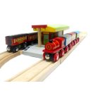 Bigjigs Rail - Vidéki vasútállomás - JátékManufaktúra