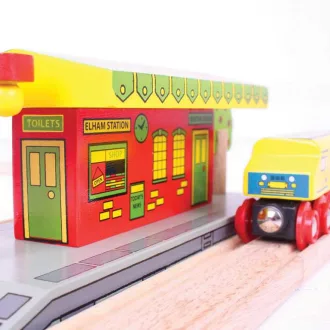 Bigjigs Rail - Vidéki vasútállomás - JátékManufaktúra