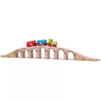 Bigjigs Rail - Hosszú vasúti híd - JátékManufaktúra