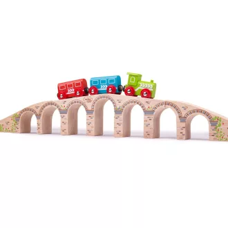 Bigjigs Rail - Hosszú vasúti híd - JátékManufaktúra