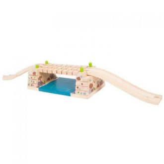 Bigjigs Rail - Függőhíd a folyó felett - JátékManufaktúra