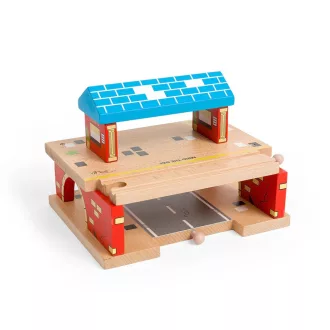Bigjigs Rail - Állomás az út felett - JátékManufaktúra