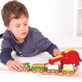 Bigjigs Rail - Dínó daru - JátékManufaktúra