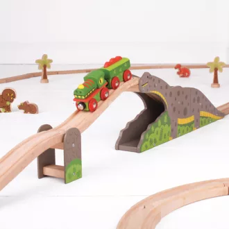 Bigjigs Rail - Dínó híd - JátékManufaktúra