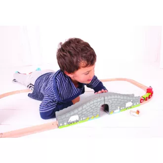 Bigjigs Rail - Farm híd alagúttal - JátékManufaktúra