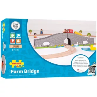 Bigjigs Rail - Farm híd alagúttal - JátékManufaktúra