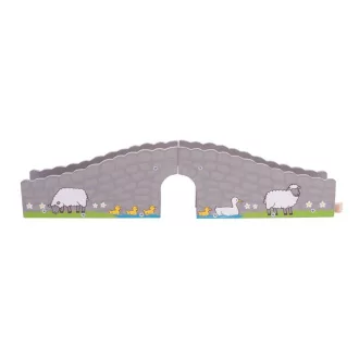 Bigjigs Rail - Farm híd alagúttal - JátékManufaktúra