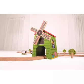 Bigjigs Rail - Szélmalom - JátékManufaktúra