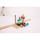 Bigjigs Rail - Konténer átrakó állomás - JátékManufaktúra