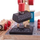 Bigjigs Rail - Szénrakodó daruval - JátékManufaktúra