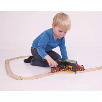 Bigjigs Rail - Koponyás barlang váltós alagút - JátékManufaktúra