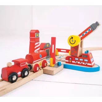 Bigjigs Rail - Tengerimentő tűzoltók - JátékManufaktúra
