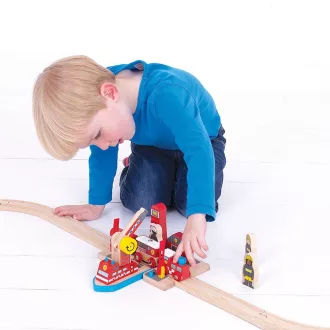 Bigjigs Rail - Tengerimentő tűzoltók - JátékManufaktúra