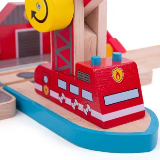 Bigjigs Rail - Tengerimentő tűzoltók - JátékManufaktúra