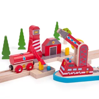 Bigjigs Rail - Tengerimentő tűzoltók - JátékManufaktúra