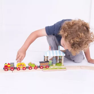 Bigjigs Rail - Lovagi aréna - JátékManufaktúra