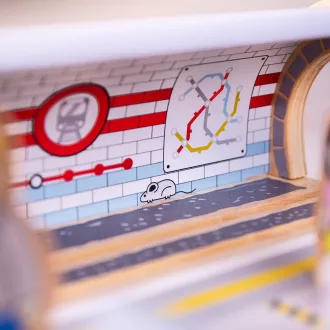 Bigjigs Rail - Metróállomás - JátékManufaktúra