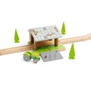 Bigjigs Rail - Pajtás épület a síneken - JátékManufaktúra