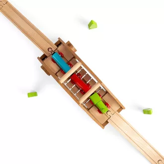 Bigjigs Rail - Fa felvonóhíd - JátékManufaktúra