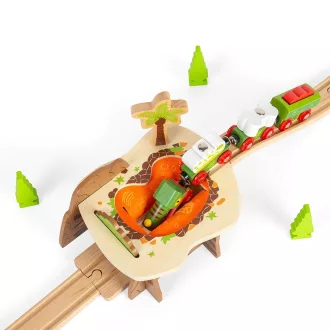 Bigjigs Rail - Lávaalagút - JátékManufaktúra