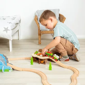 Bigjigs Rail - Lávaalagút - JátékManufaktúra