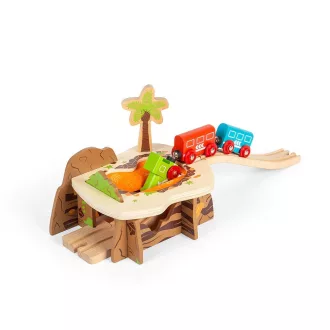 Bigjigs Rail - Lávaalagút - JátékManufaktúra