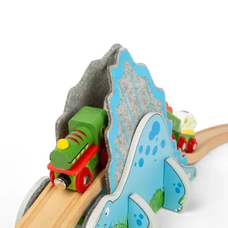 Bigjigs Rail - Dínó alagút - JátékManufaktúra