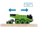 Bigjigs Rail - Elektromos mozdony Flying Scotsman zöld - JátékManufaktúra