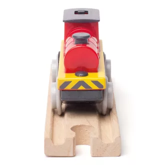 Bigjigs Rail - Elektromos mozdony Piros erőmű - JátékManufaktúra