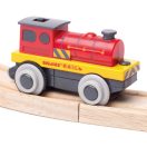 Bigjigs Rail - Elektromos mozdony Piros erőmű - JátékManufaktúra