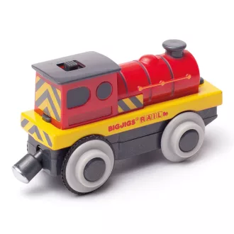 Bigjigs Rail - Elektromos mozdony Piros erőmű - JátékManufaktúra