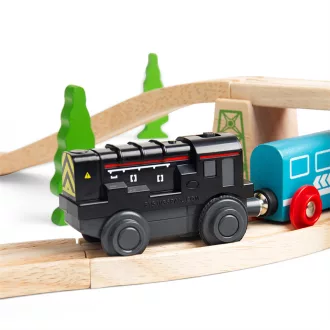 Bigjigs Rail - Dízel tolatómozdony elemes - JátékManufaktúra