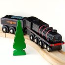 Bigjigs Rail - Fa mozdony replika Black 5 - JátékManufaktúra