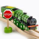 Bigjigs Rail - Fa mozdony replika Flying Scotsman - JátékManufaktúra