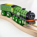 Bigjigs Rail - Fa mozdony replika Flying Scotsman - JátékManufaktúra
