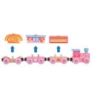 Bigjigs Rail - Édes expressz + 3 sín - JátékManufaktúra