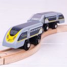 Bigjigs Rail - Eurostar E320 gyorsvonat + 3 sín - JátékManufaktúra